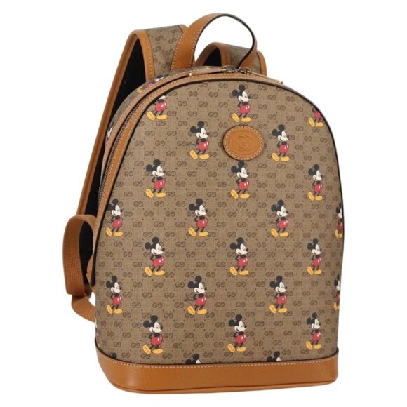 GUCCI Micro GG Supreme Disney Collaboration Backpack PVC 552884 Auth 137237M - Picture 1 of 16